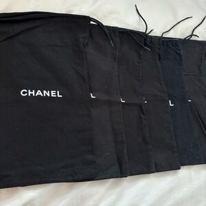 Chanel Black Dust Bags - sold in group of 15